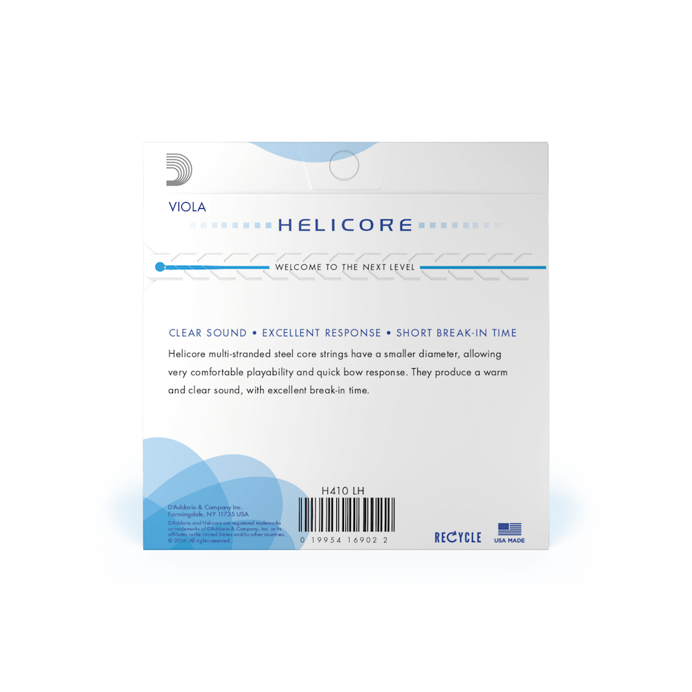 D'Addario Helicore Viola String Set, Long Scale, Heavy Tension