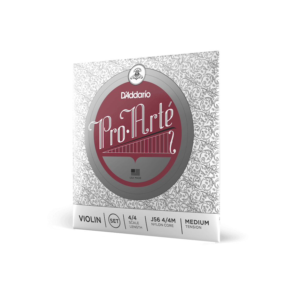 D'Addario Pro-Arte Violin String Set, 4/4 Scale, Medium Tension