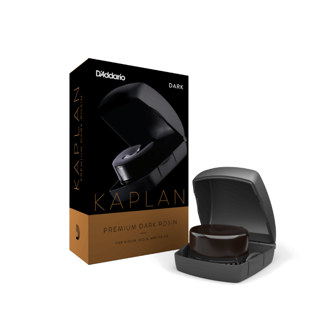 D'Addario Kaplan Premium Rosin with Case, Dark