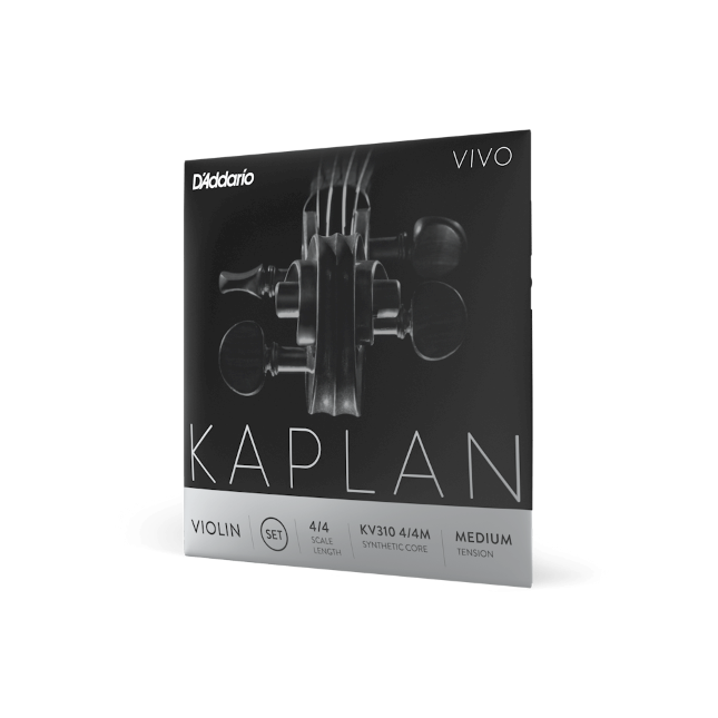 Kaplan Vivo Violin String Set, 4/4 Scale, Medium Tension