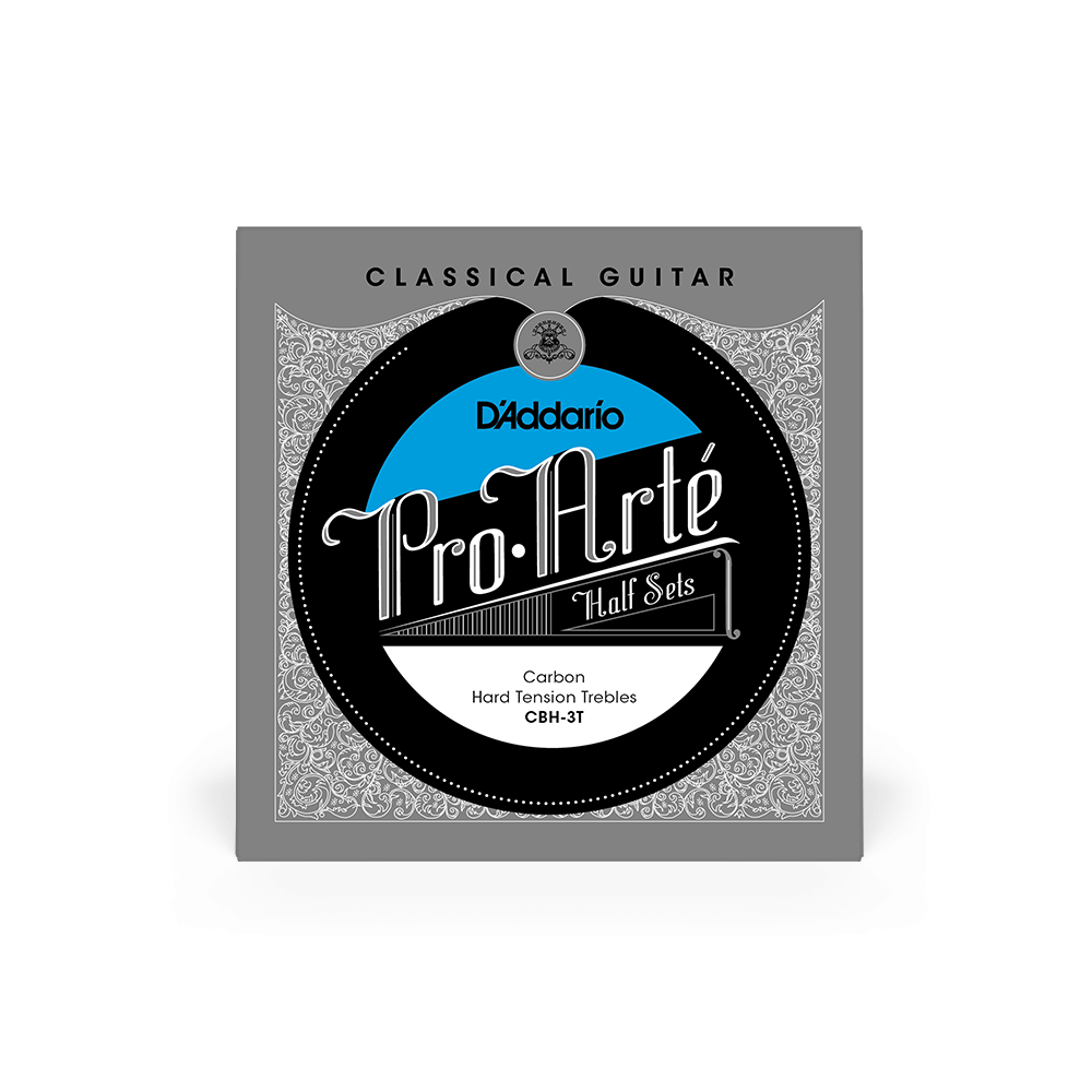 Hard Tension Treble Half Set, Pro-Arté Carbon Classical Guitar Strings