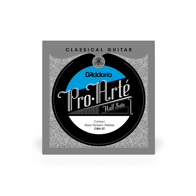 Treble Half Set, Pro-Arté Carbon Classical Guitar Strings