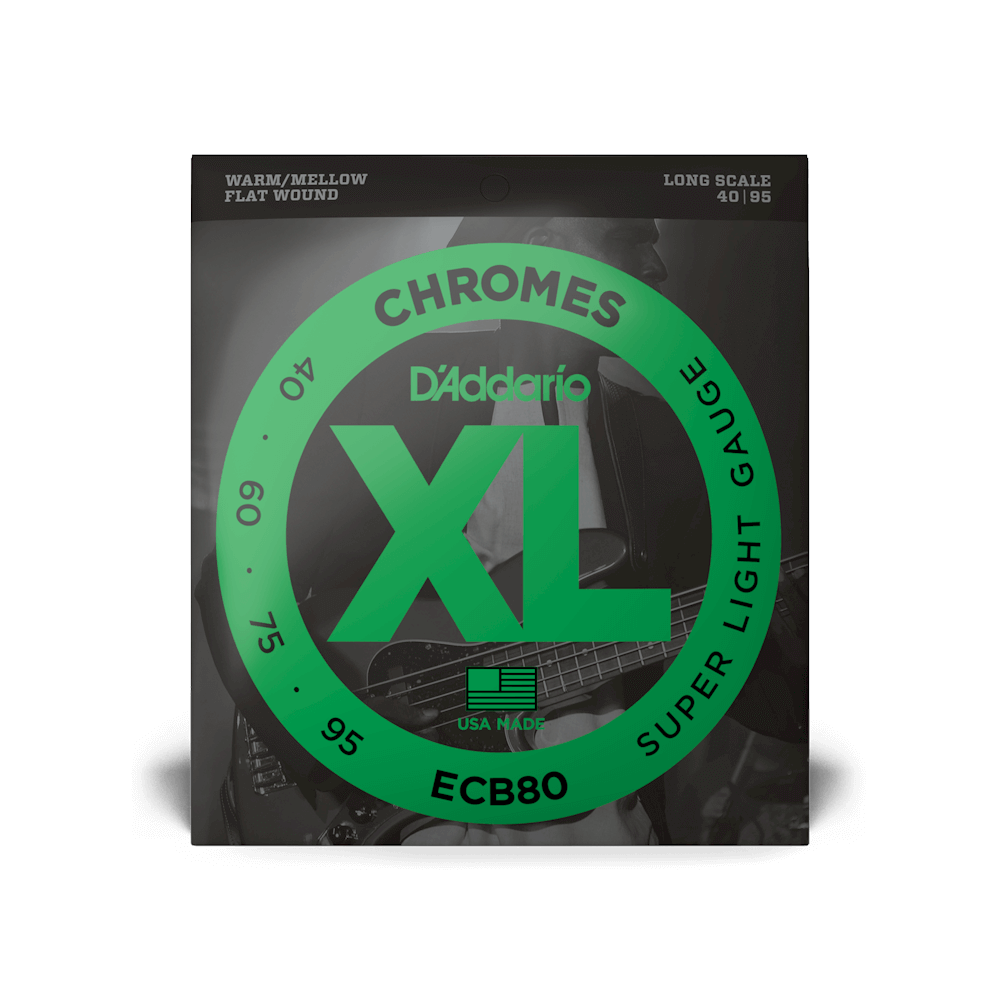 40-95 Super Light, Long Scale, XL Chromes Bass Strings