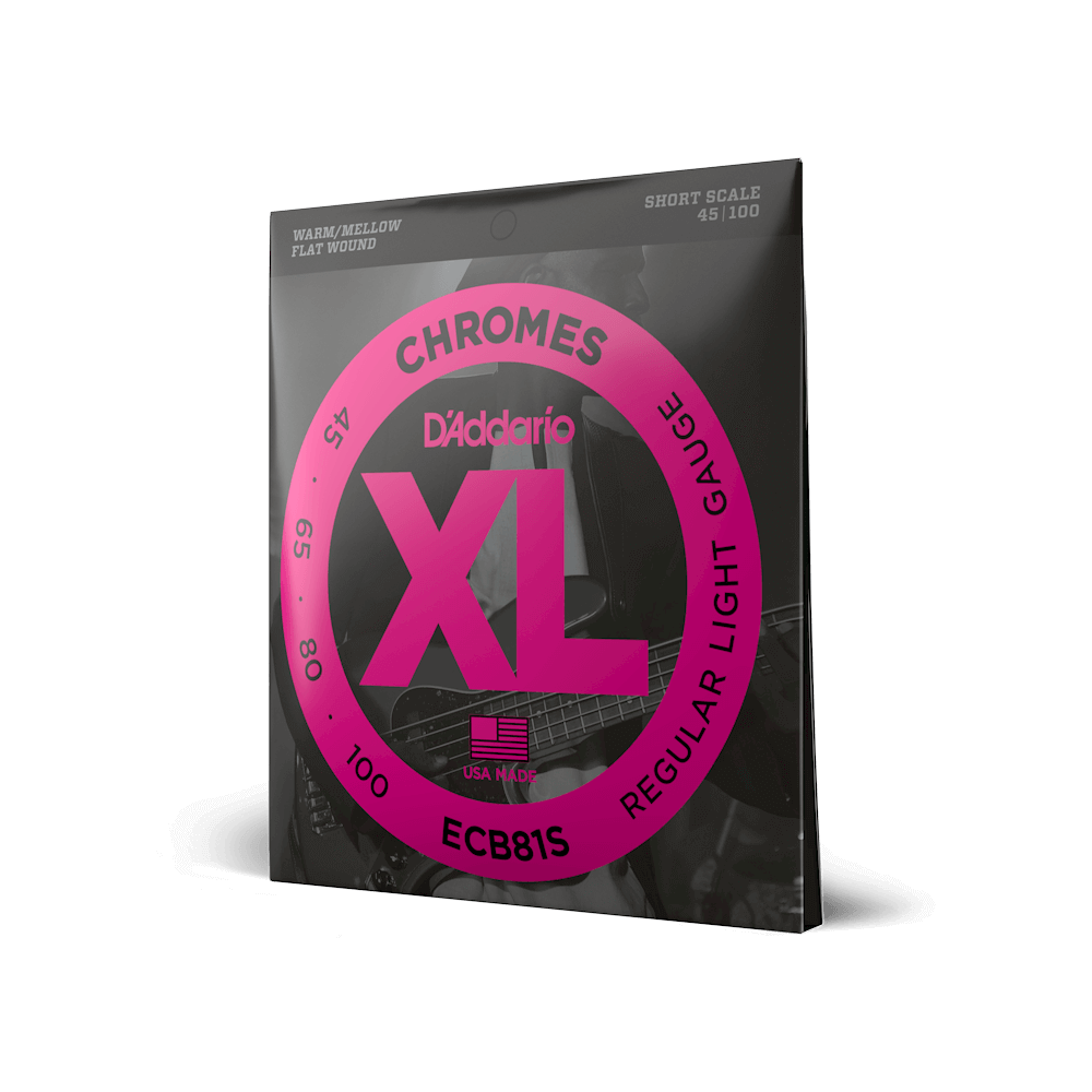 45-100 Regular Light, Short Scale, XL Chromes Bass Strings