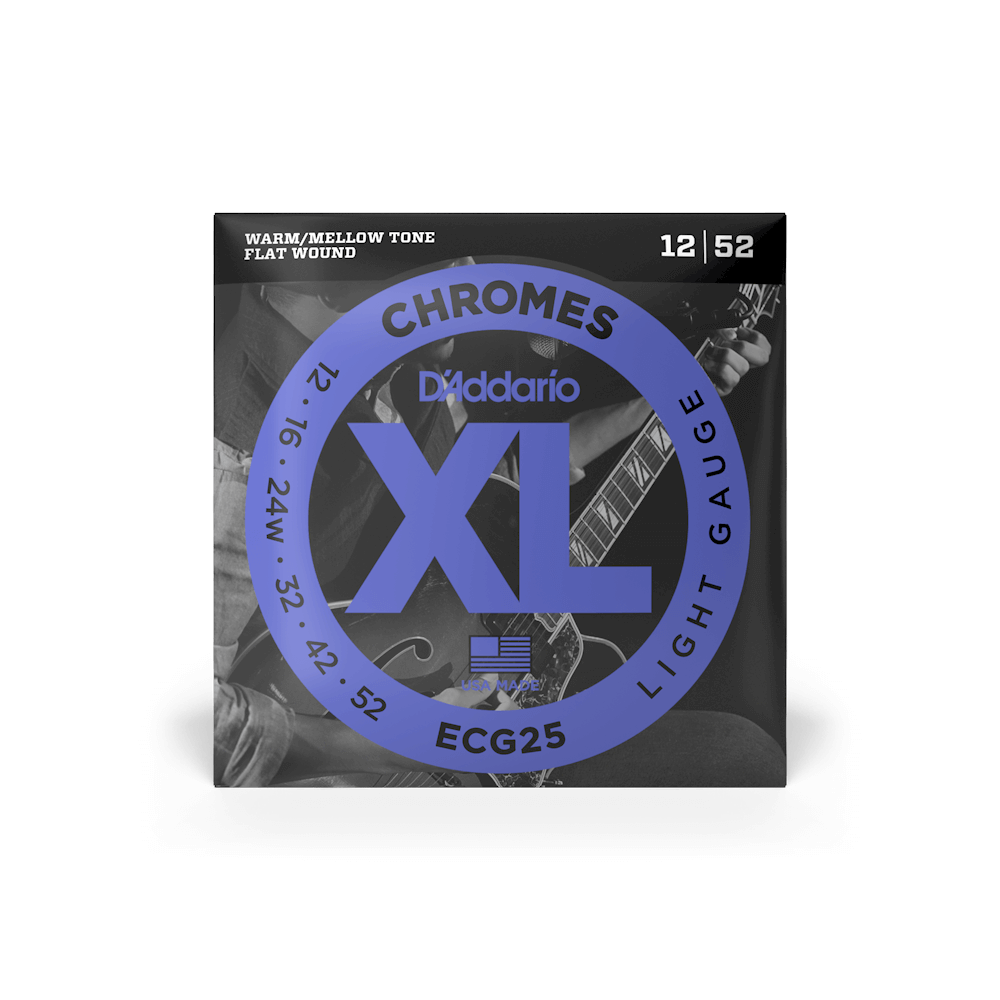12-52 Light, XL Chromes Electric Guitar Strings