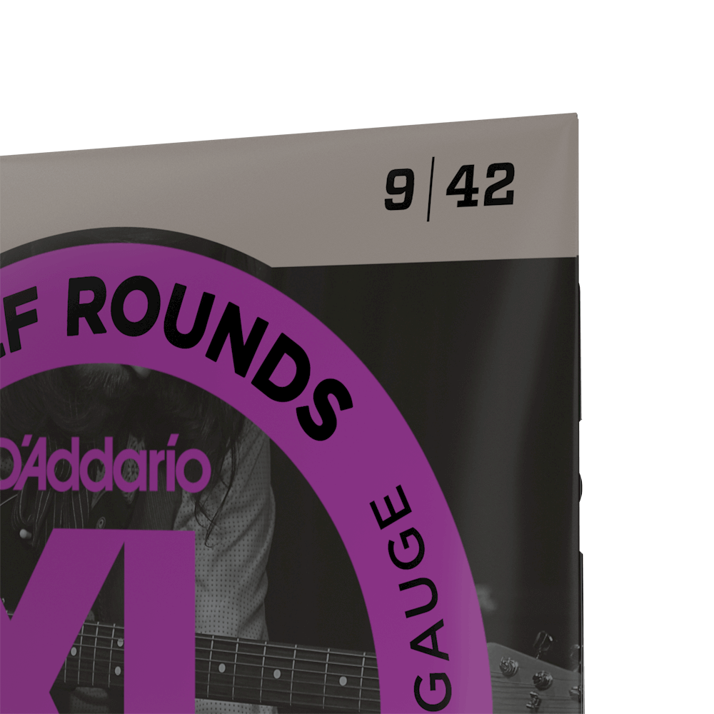 09-42 Super Light, XL Half Rounds Electric Guitar Strings