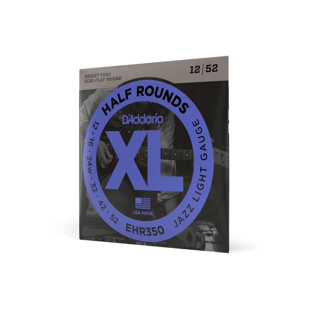 12-52 Jazz Light, XL Half Rounds Electric Guitar Strings