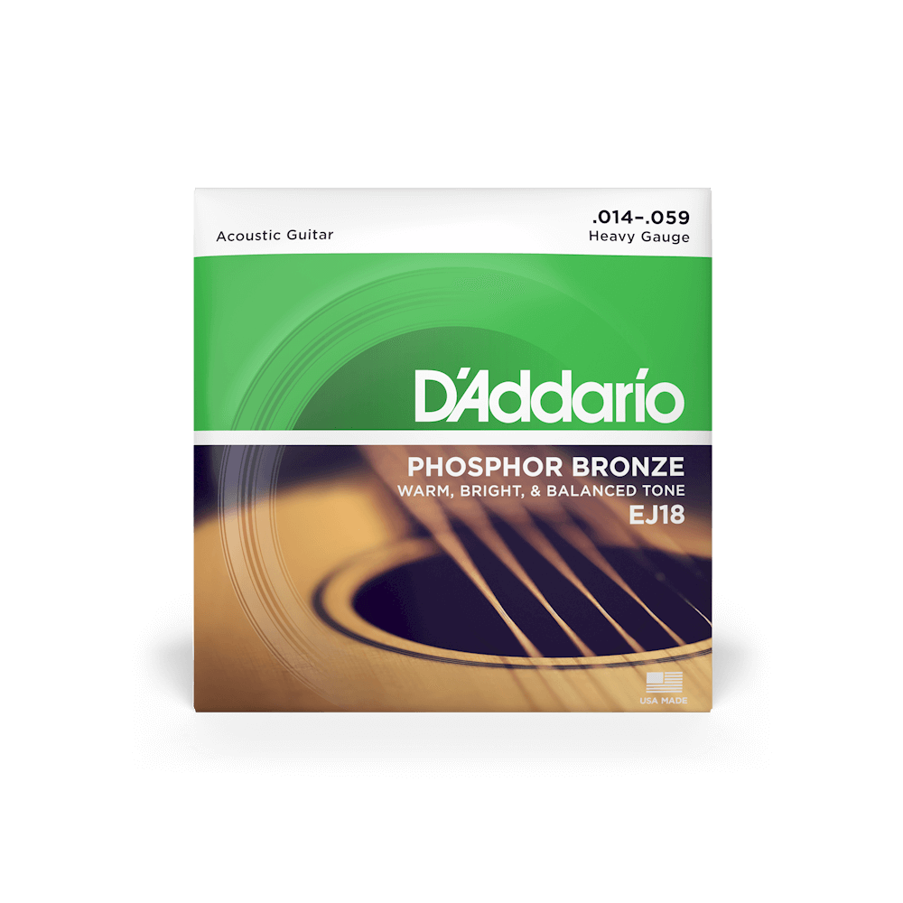 14-59 Heavy, Phosphor Bronze Acoustic Guitar Strings