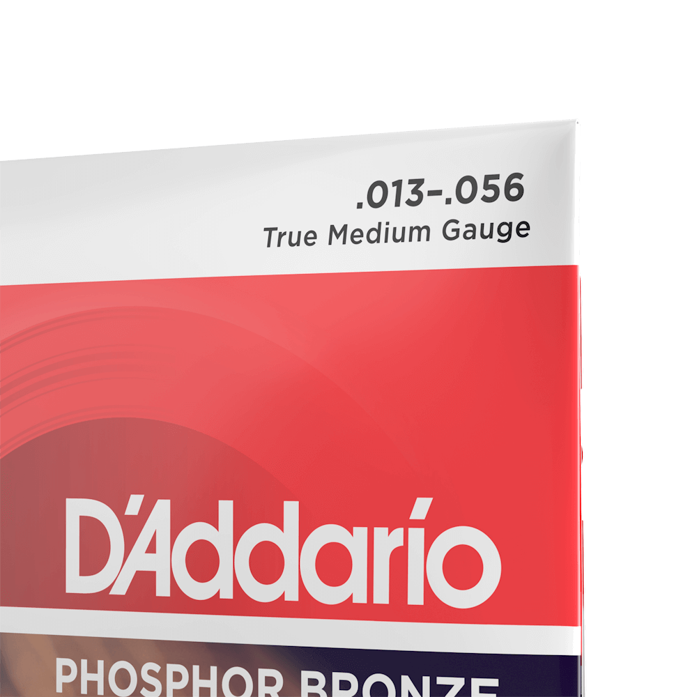 13-56 True Medium, Phosphor Bronze Acoustic Guitar Strings