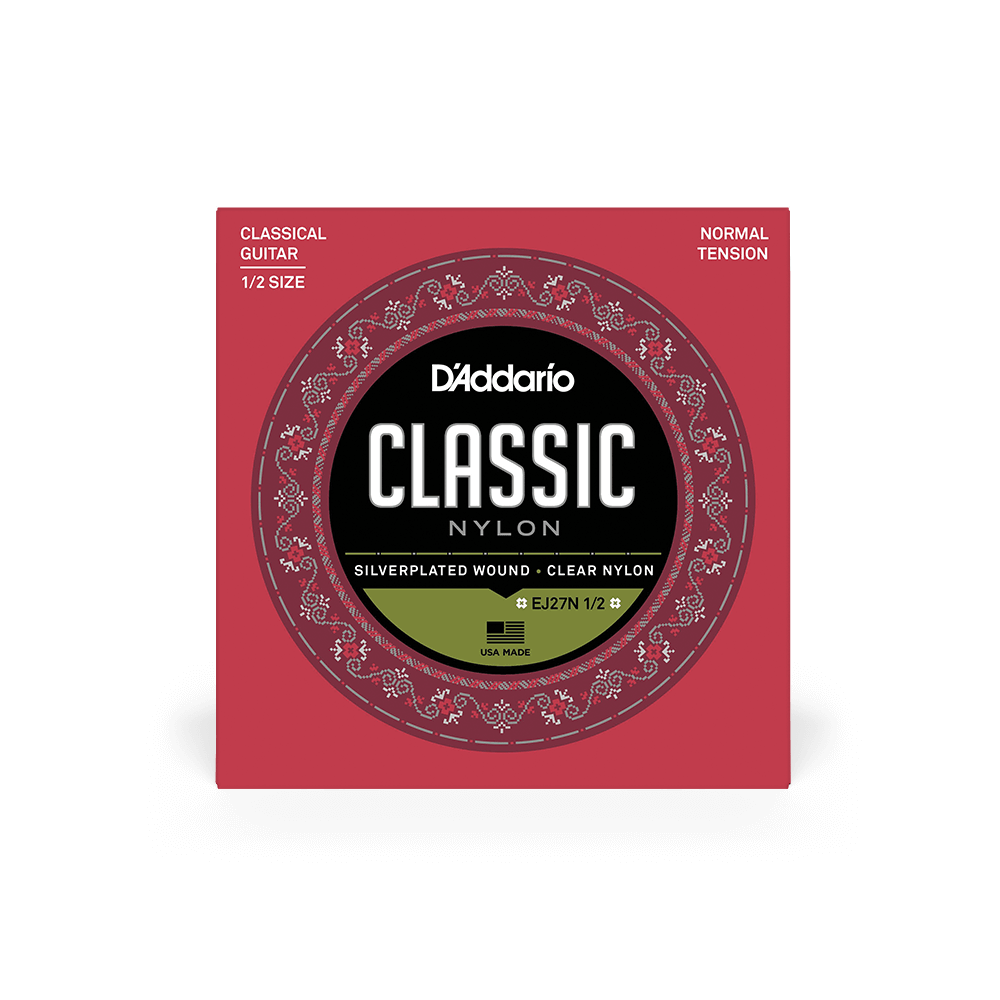 Normal Tension 1/2 Size, Classic Nylon Student Classical Guitar Strings
