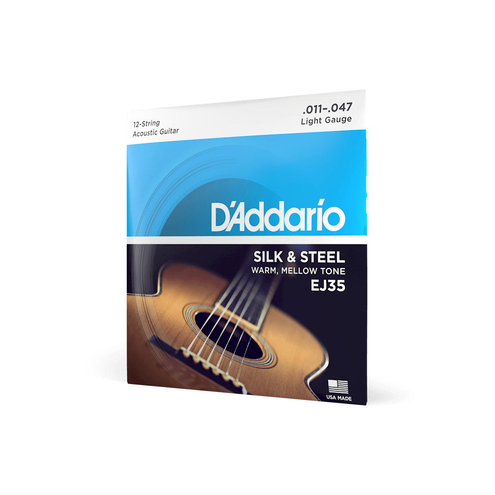 11-47 Light 12-String, Silk & Steel Acoustic Guitar Strings