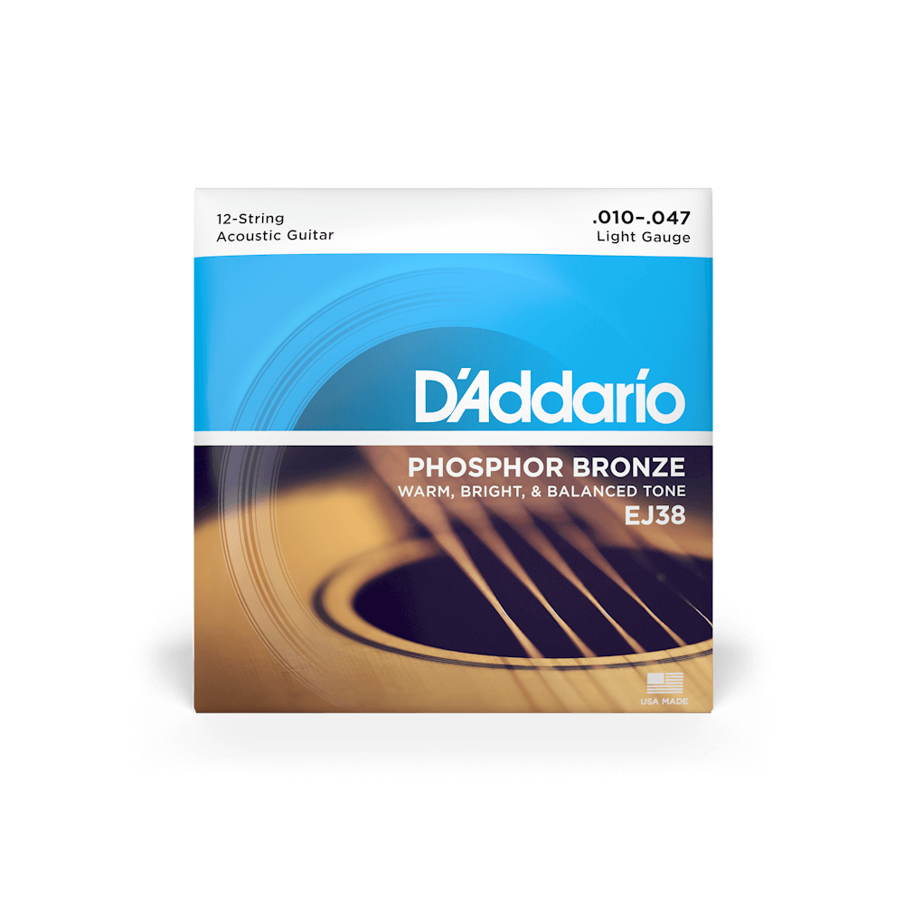 10-47 Light 12-String, Phosphor Bronze Acoustic Guitar Strings