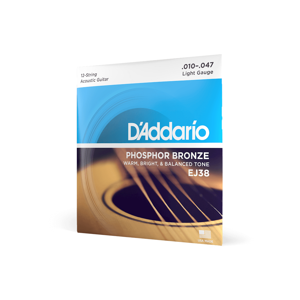 10-47 Light 12-String, Phosphor Bronze Acoustic Guitar Strings