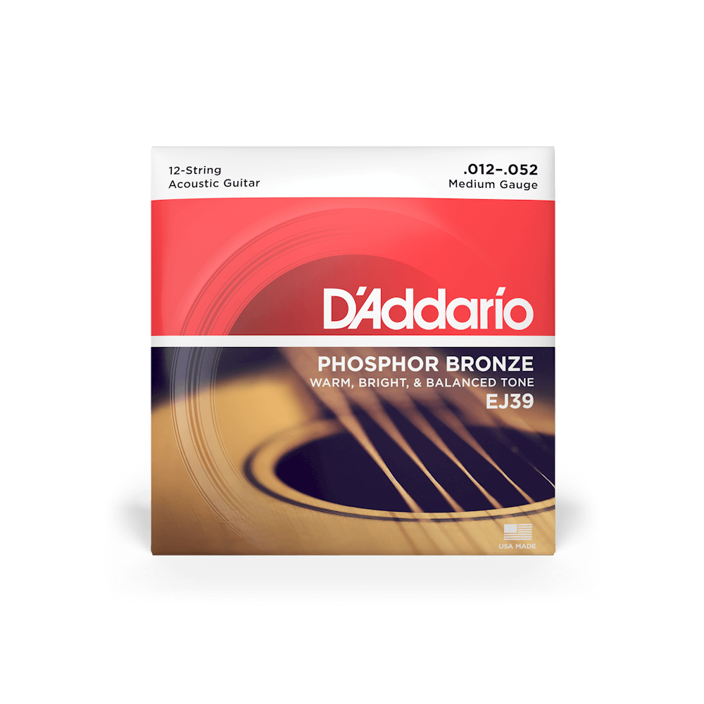 12-52 Medium 12-String, Phosphor Bronze Acoustic Guitar Strings