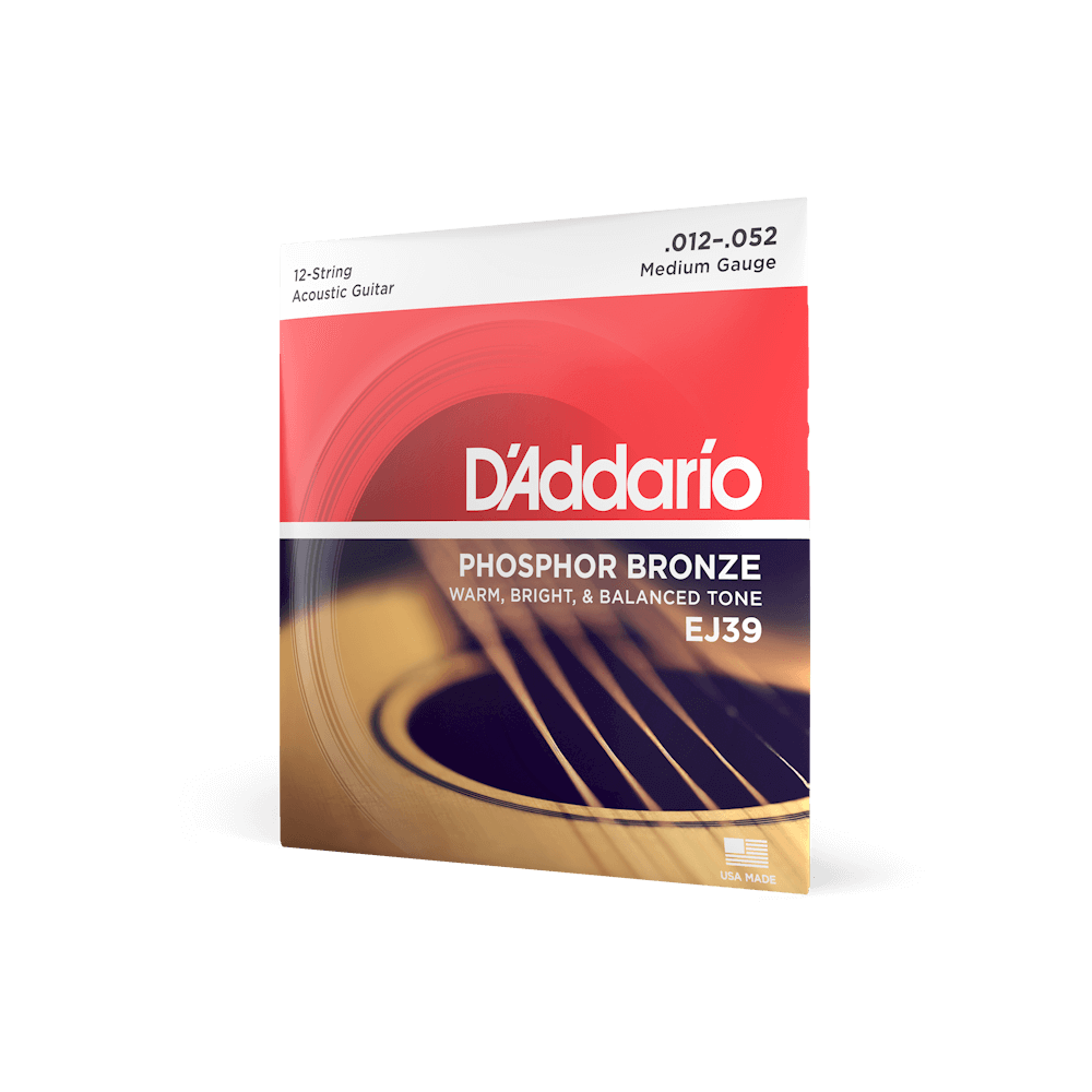 12-52 Medium 12-String, Phosphor Bronze Acoustic Guitar Strings