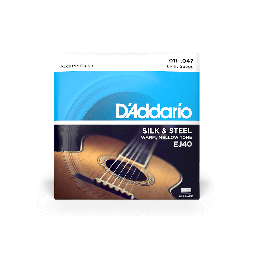 11-47 Light, Silk & Steel Acoustic Guitar Strings