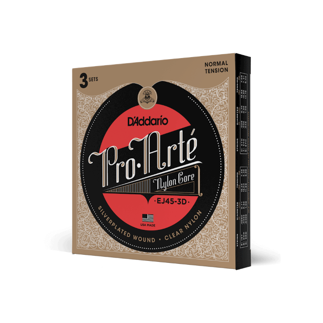 Normal Tension, Pro-Arté Nylon Classical Guitar Strings 3-Pack