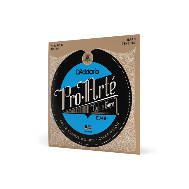 Hard Tension, Pro-Arté Nylon 80/20 Bronze Classical Guitar Strings