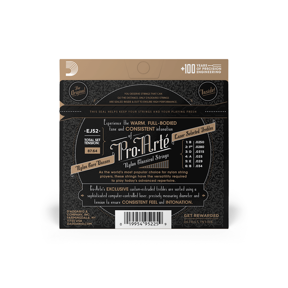 Normal Tension, Pro-Arté Nylon Alto Classical Guitar Strings