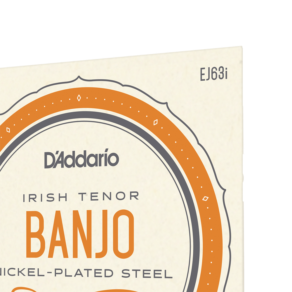 D'Addario EJ63i Irish Tenor Banjo Strings, Nickel, 12-36