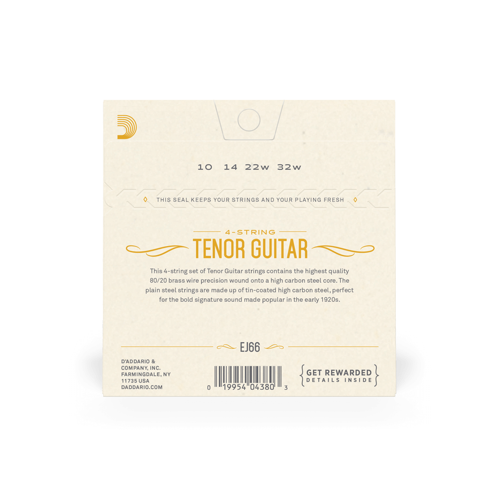 D'Addario EJ66 Tenor Guitar Strings