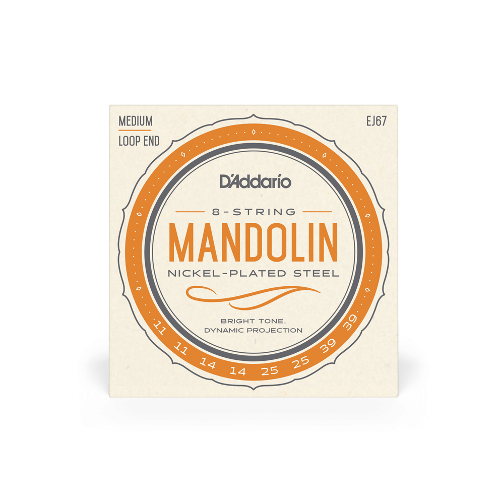 D'Addario EJ67 Nickel Mandolin, 11-39