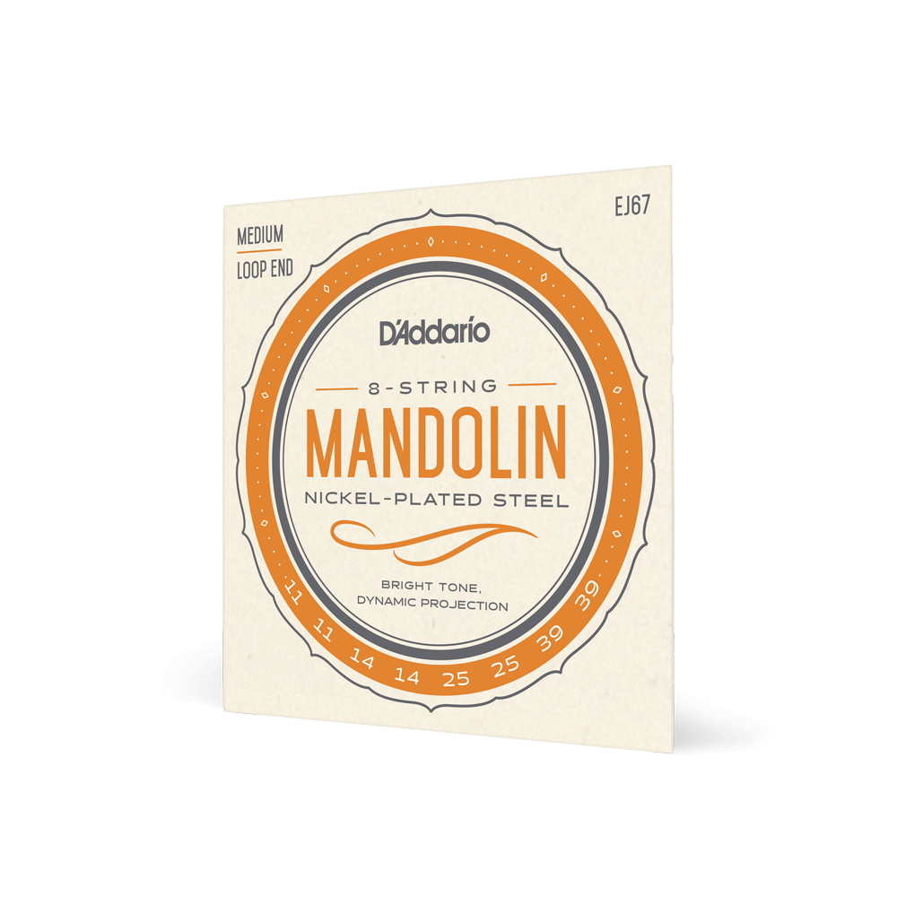 D'Addario EJ67 Nickel Mandolin, 11-39