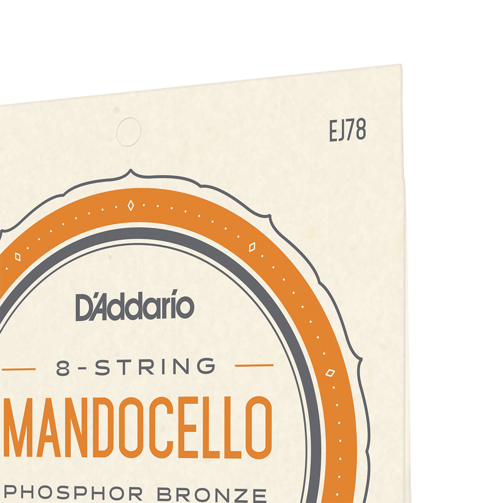 D'Addario J78 Phosphor Bronze Mandocello Strings, 22-74