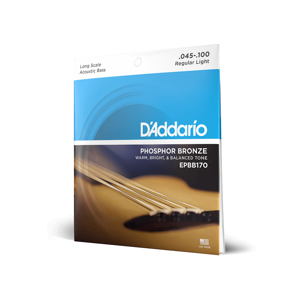 45-100 Regular Light, Long Scale, Phosphor Bronze Acoustic Bass Strings