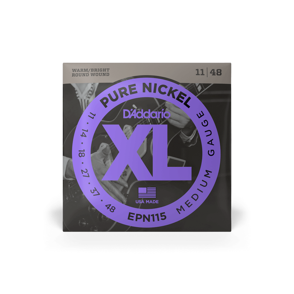 11-48 Medium, XL Pure Nickel Electric Guitar Strings