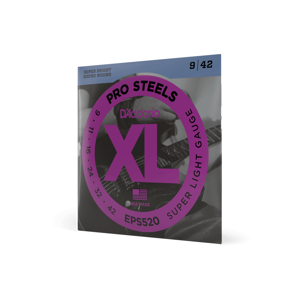 09-42 Super Light, XL ProSteels Electric Guitar Strings