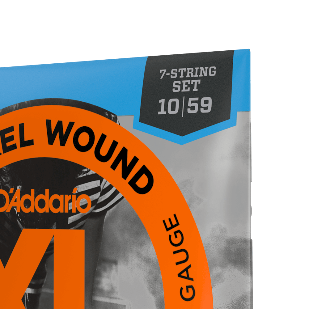 10-59 Regular Light 7-String, XL Nickel Electric Guitar Strings