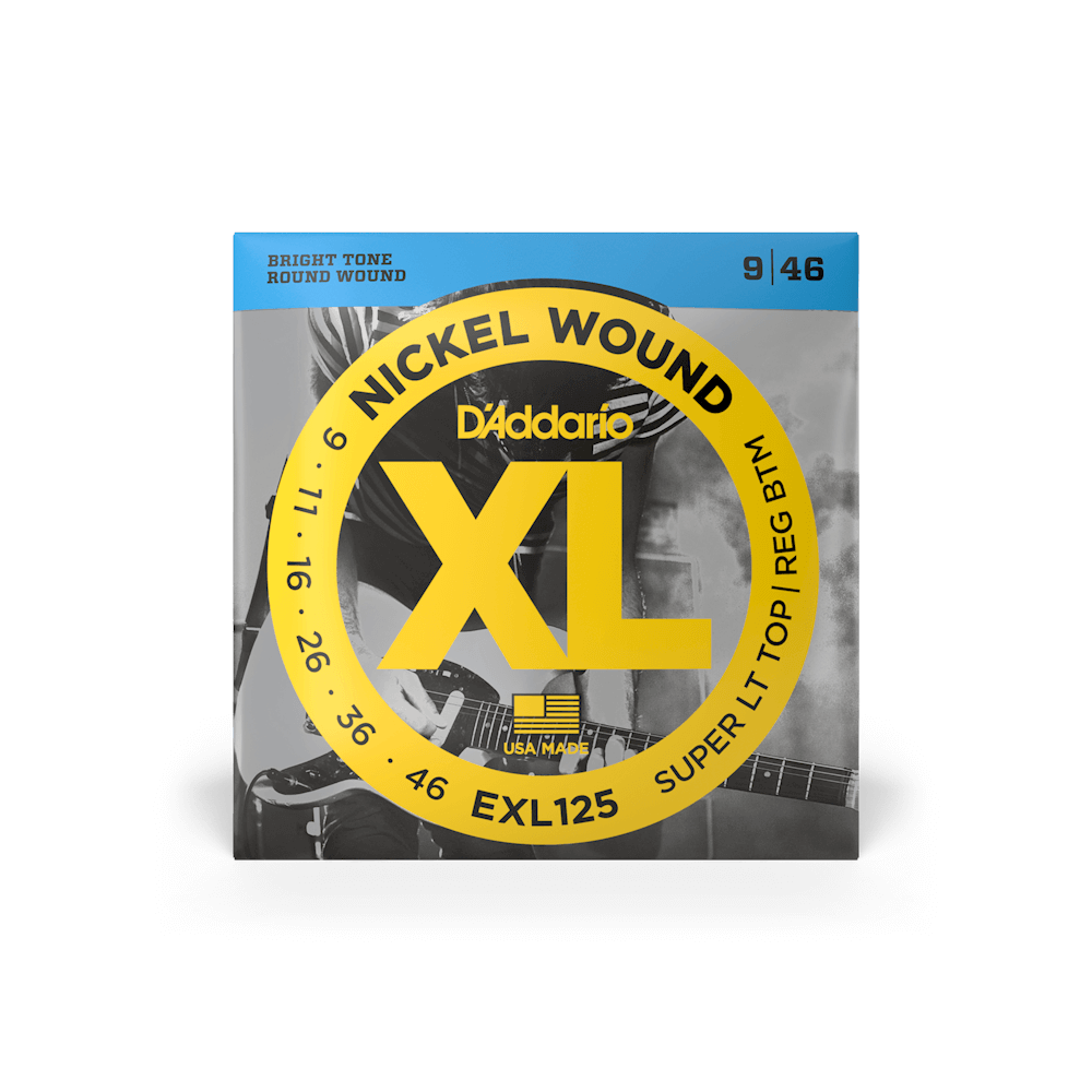 9-46 Super Light Top/Regular Bottom, XL Nickel Electric Guitar Strings