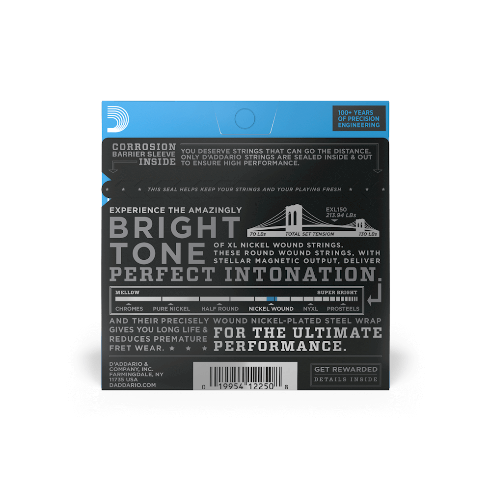 10-46 Regular Light 12-String, XL Nickel Electric Guitar Strings