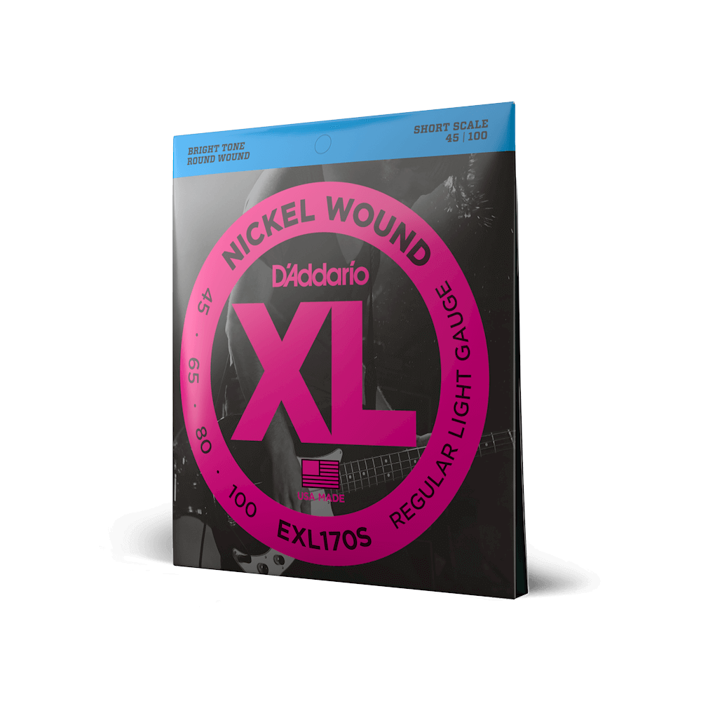 45-100 Regular Light, Short Scale, XL Nickel Bass Strings