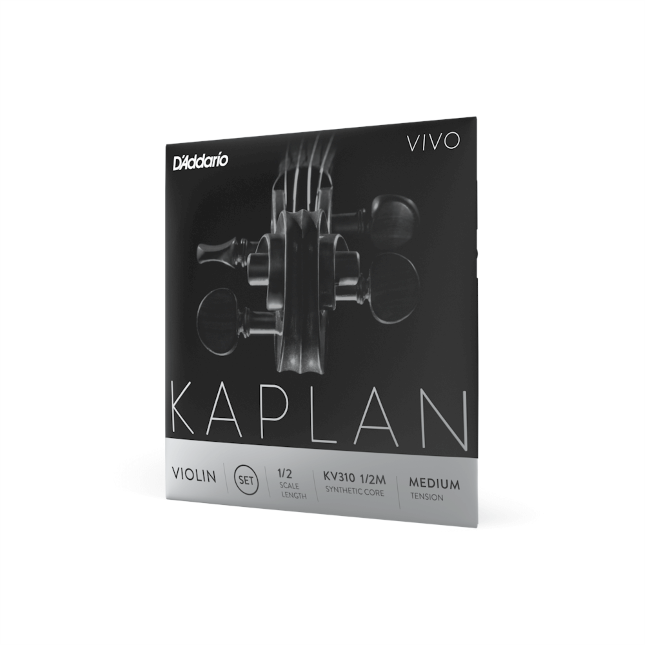 Kaplan Vivo Violin String Set, 1/2 Scale, Medium Tension