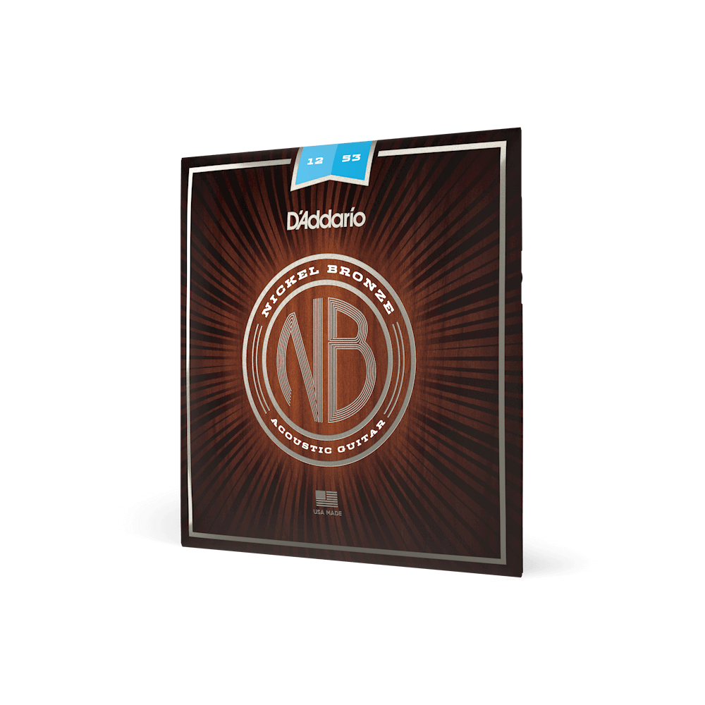 12-53 Light, Nickel Bronze Acoustic Guitar Strings