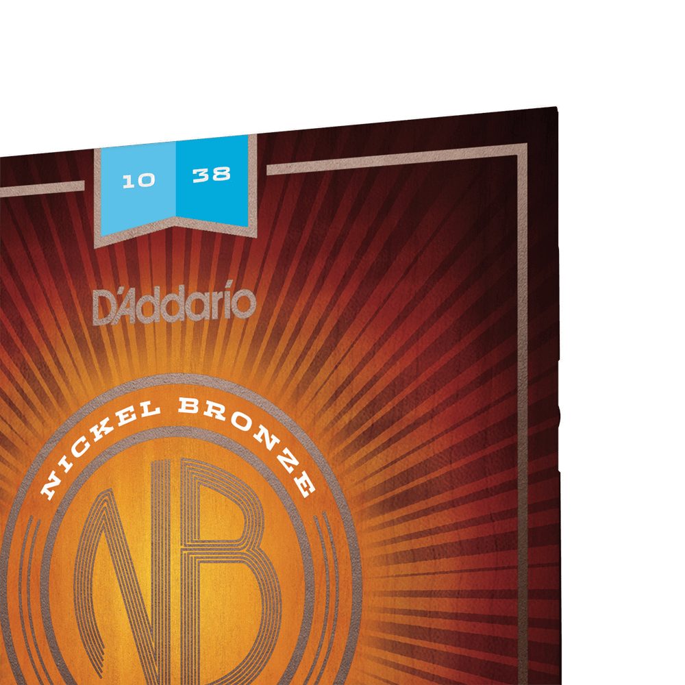 D'Addario NBM1038 Nickel Bronze Mandolin Strings, Light, 10-38