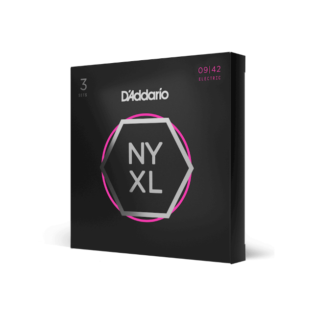 09-42 Super Light, NYXL Electric Guitar Strings 3-Pack