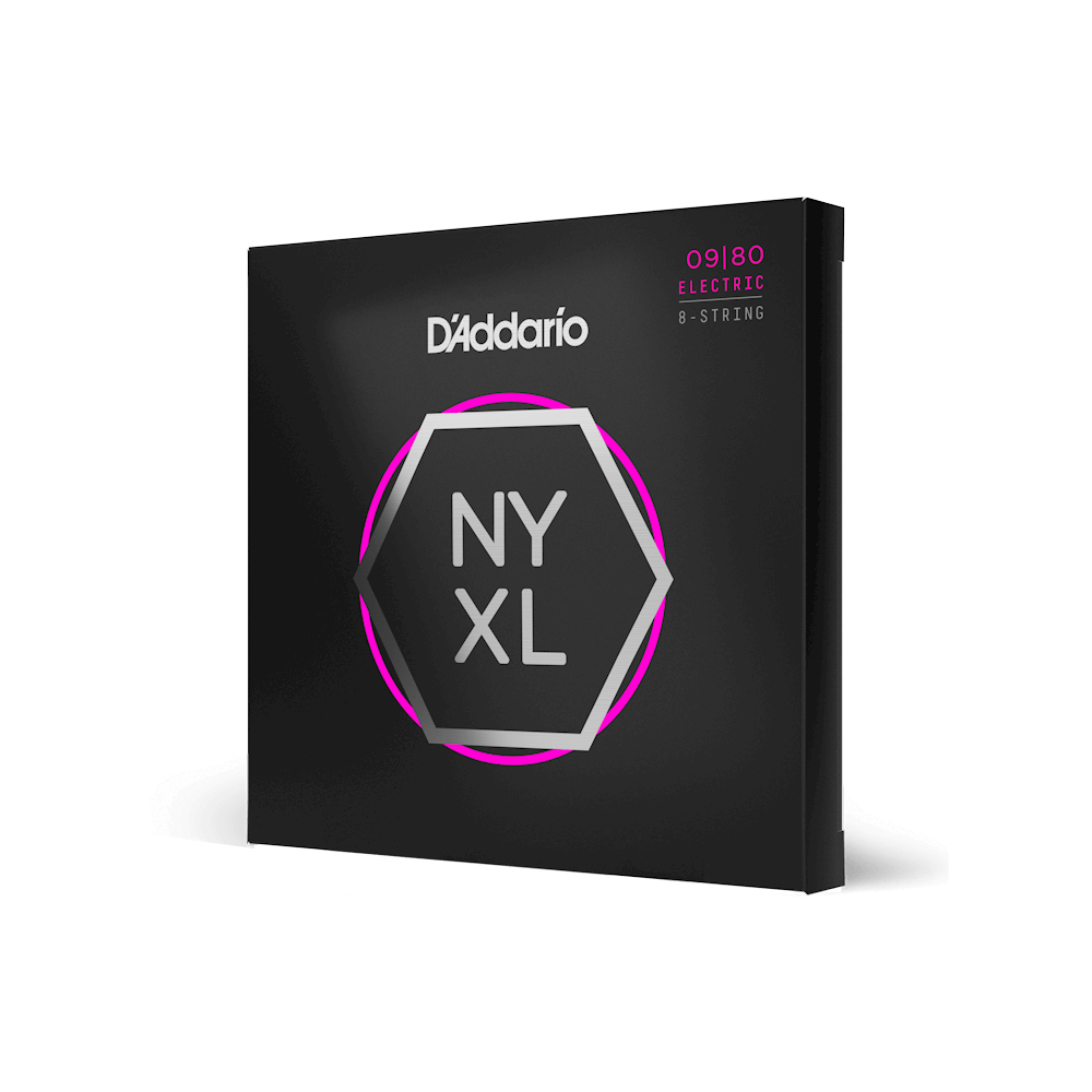 09-80 Super Light 8-String, NYXL Electric Guitar Strings
