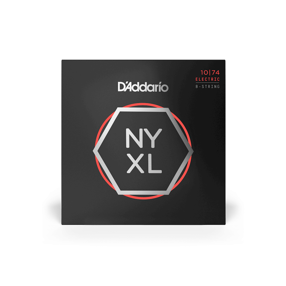 10-74 Light Top/Heavy Bottom 8-String, NYXL Electric Guitar Strings