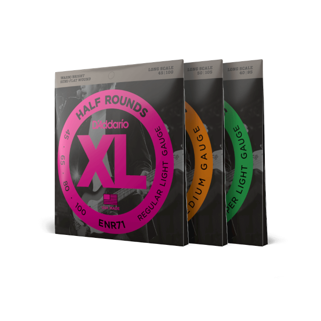 XL Half Rounds Bass Strings