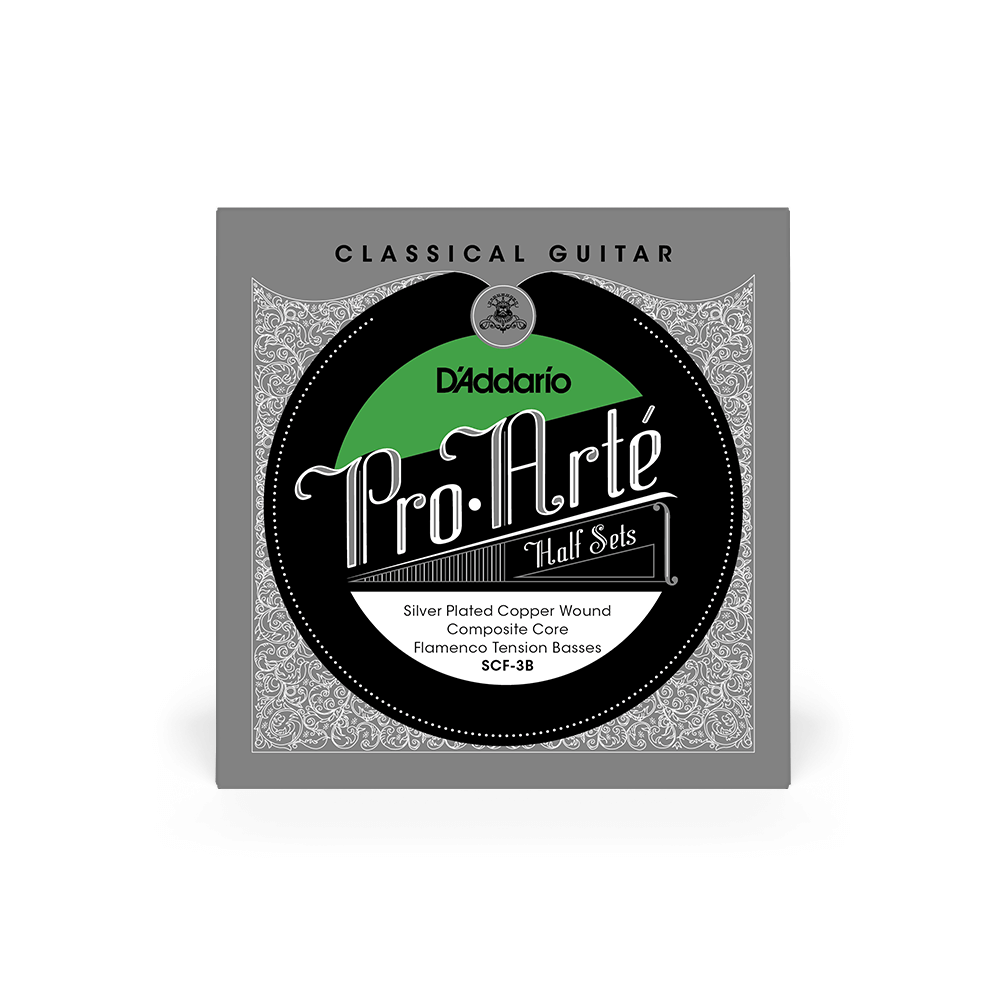 Flamenco Tension Bass Half Set, Pro-Arté Composite Classical Guitar Strings