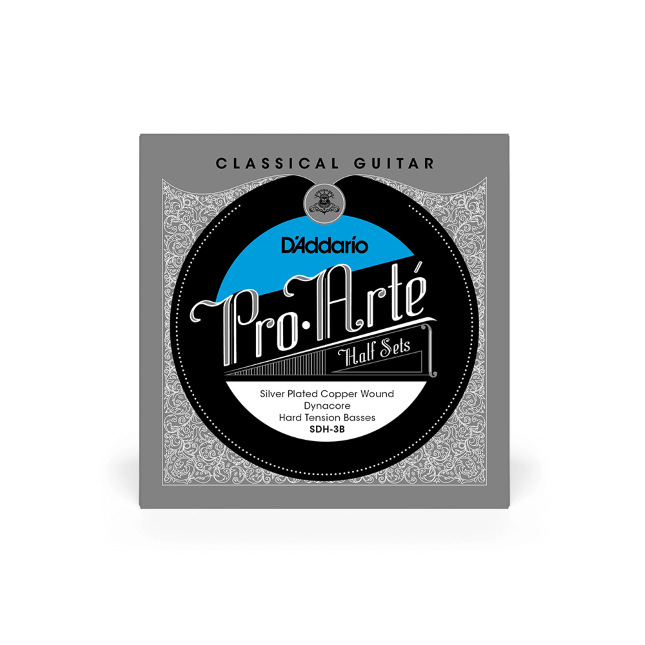 Hard Tension Bass Half Set, Pro-Arté Dynacore Classical Guitar Strings