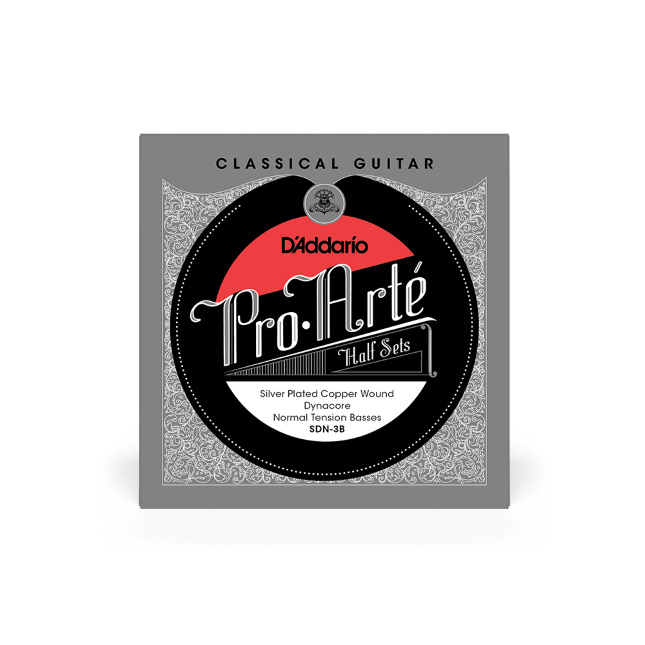 Normal Tension Bass Half Set, Pro-Arté Dynacore Classical Guitar Strings