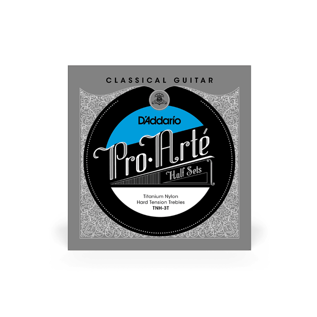 Treble Half Set, Pro-Arté Titanium Classical Guitar Strings