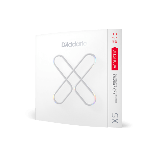 13-56 Medium, XS 80/20 Bronze Coated Acoustic Guitar Strings