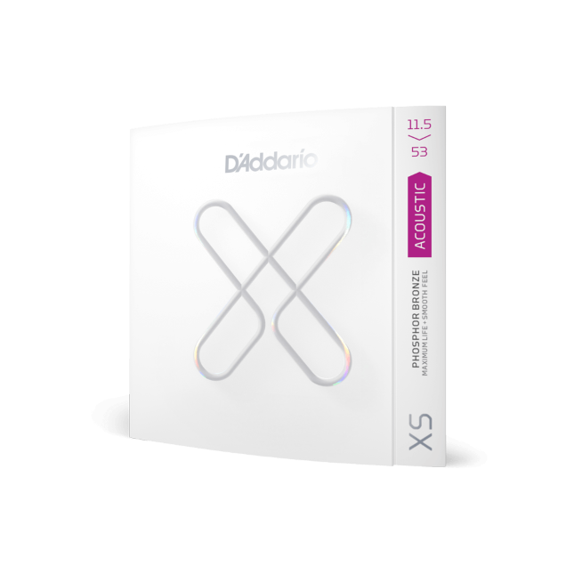 11.5-53 Custom Light Plus, XS Phosphor Bronze Coated Acoustic Guitar Strings