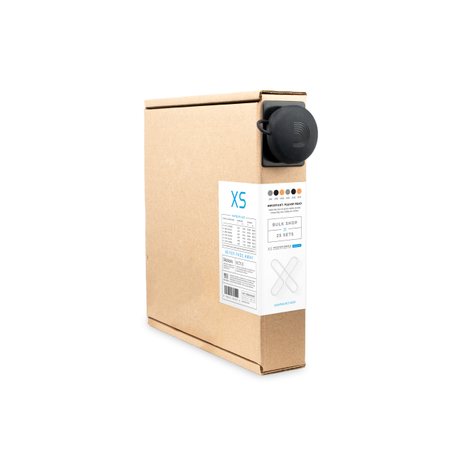 12-53 Light, XS Phosphor Bronze Coated Acoustic Guitar Strings 25-Set Bulk Box