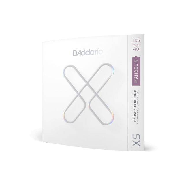 11.5-40 Custom Medium, XS Phosphor Bronze Mandolin Strings